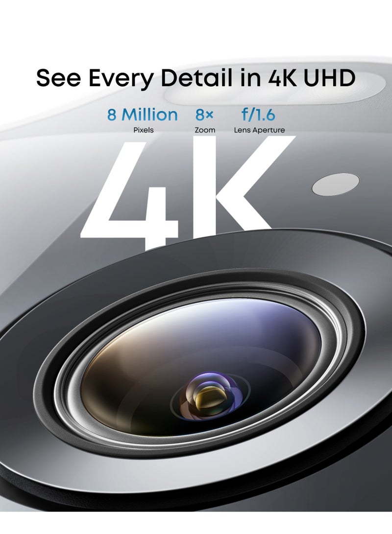 eufy Security SoloCam E42, 4K Security Camera Wireless Outdoor, HomeBase S380 Compatible, Solar Powered, AI Motion Tracking, Strobe Light, Pan & Tilt, Facial Recognition, Local Storage Up to 16 TB - Image 2